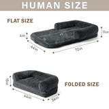 https://pawandcorazon.store › products › eheyciga-foldable-human-dog-bed-for-adult-orthopedic-memory-foam-dog-bed-for-humans-waterproof-human-dog-bed-for-people-faux-fur-human-sized-dog-bed

