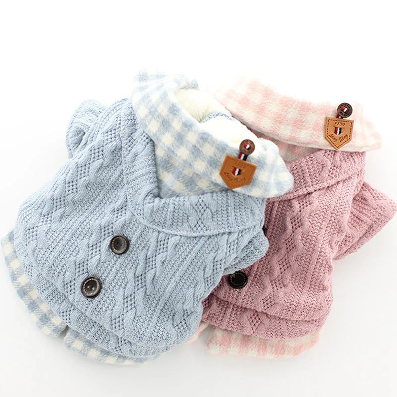 https://pawandcorazon.store › products › thicken-warm-dog-coat-winter-puppy-cat-plaid-shirt-sweater-jacket-for-small-dogs-bichon-knitwear-sweatshirt-jacket-pet-clothes-l