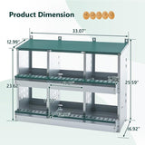 https://pawandcorazon.store › products › domiso-metal-chicken-nesting-box-8-room-nesting-boxes-for-poultry-galvanized-steel-easy-to-install-durable-design-easy-to-wash