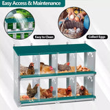 https://pawandcorazon.store › products › domiso-metal-chicken-nesting-box-8-room-nesting-boxes-for-poultry-galvanized-steel-easy-to-install-durable-design-easy-to-wash