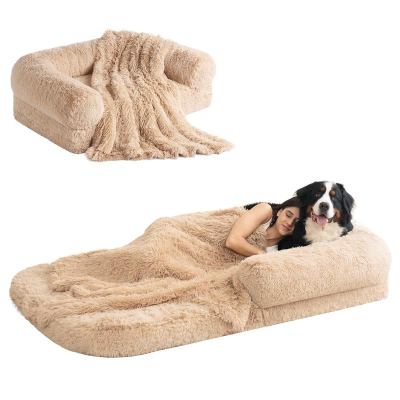 https://pawandcorazon.store › products › eheyciga-foldable-human-dog-bed-for-adult-orthopedic-memory-foam-dog-bed-for-humans-waterproof-human-dog-bed-for-people-faux-fur-human-sized-dog-bed

