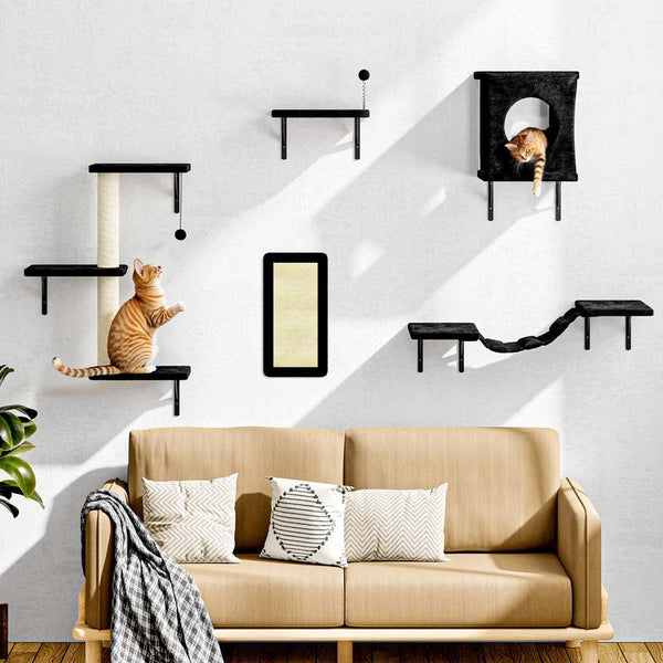 https://pawandcorazon.store › products › springtok-5pcs-wall-mountain-cat-shelves-cat-condo-cat-bed-cat-tree

