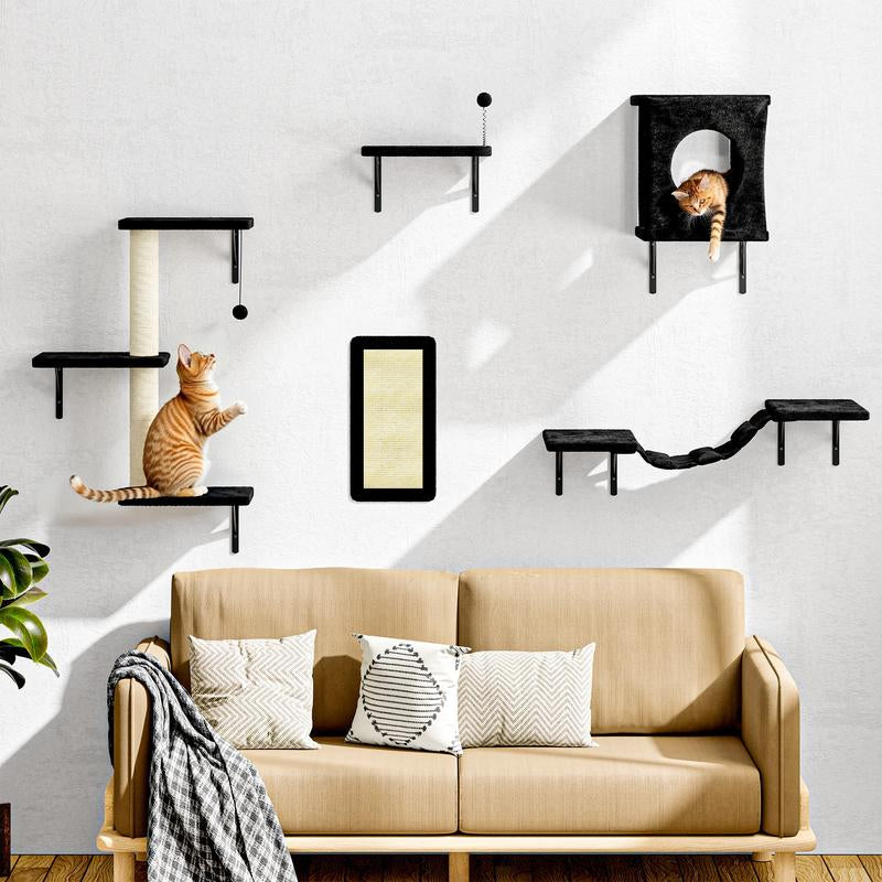 https://pawandcorazon.store › products › springtok-5pcs-wall-mountain-cat-shelves-cat-condo-cat-bed-cat-tree

