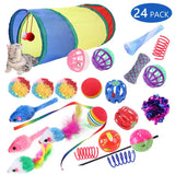 https://pawandcorazon.store › products › cat-toys-24pcs-kitten-toy-set-colorful-two-way-interactive-tunnel-toy-kit-for-hide-and-seek-training