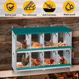 https://pawandcorazon.store › products › domiso-metal-chicken-nesting-box-8-room-nesting-boxes-for-poultry-galvanized-steel-easy-to-install-durable-design-easy-to-wash